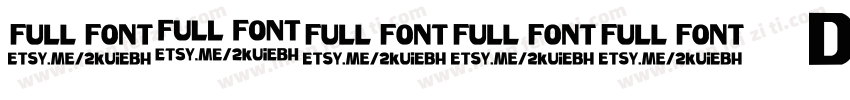 carson DistortedBoid字体转换